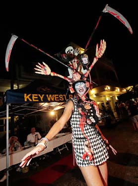 Headdress Ball 2009 photo - Duval Street, Key West